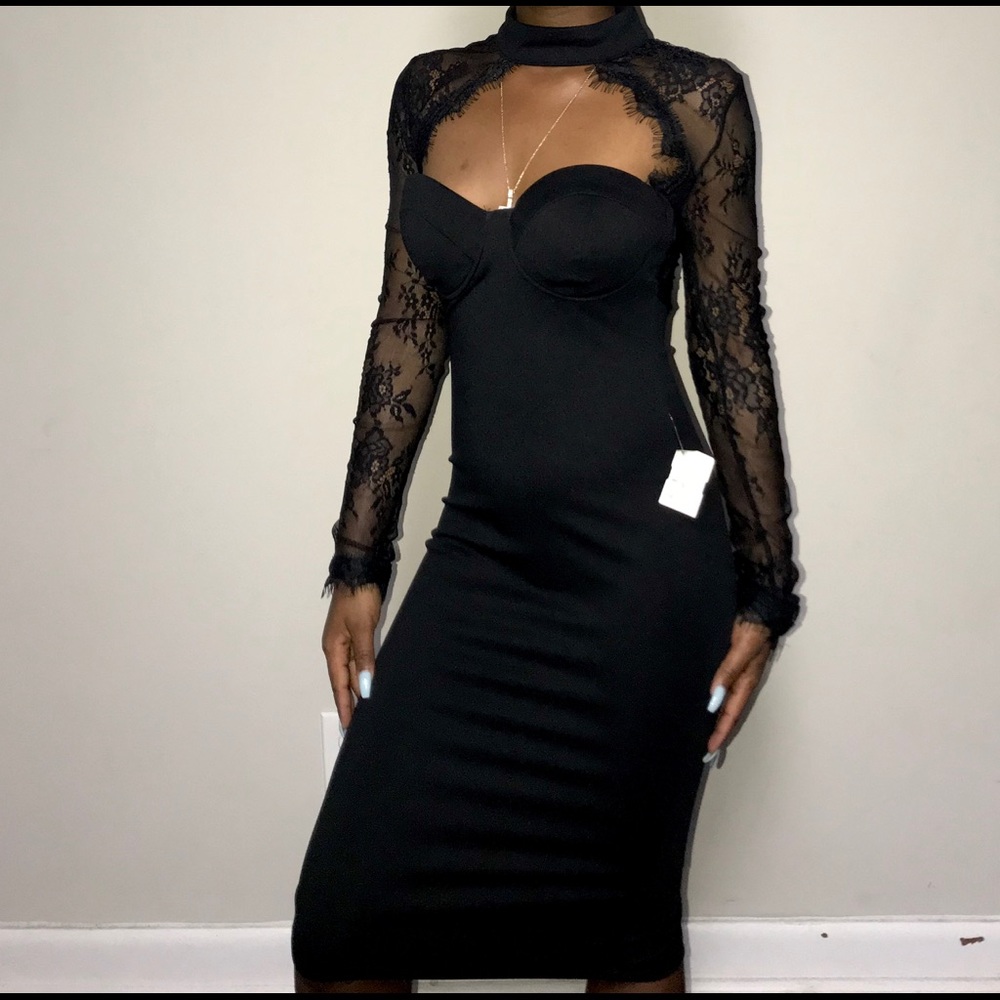 *NEW* Black Laced Dress